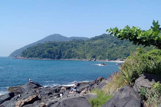 3 Beaches Hiking Santo Amaro Island - Paradise Route Tour from São Paulo - Preta Beach, a quieter swimming stop