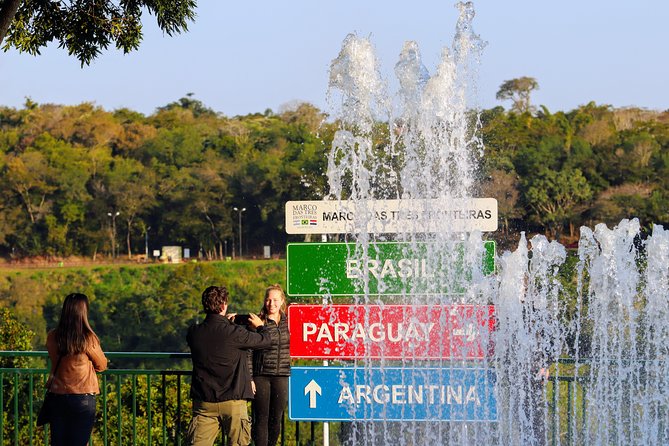 3 Borders Landmark - Sunset at the Brazilian obelisk