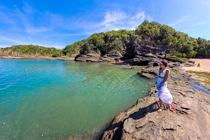 3-hour Small Group Buzios Peninsula Open Air Trolley Tour - Forty minutes at Forno Beach and its red sand