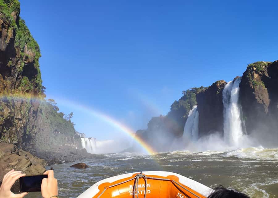 Adventure at Iguazu Falls: Safari, Bird Park, and Waterfalls - The Macuco Safari boat ride brings the real rush