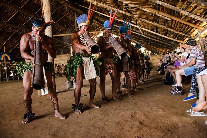 Amazon Experience: meet a native village and swim with porpoises - Floating houses and the giant pirarucu at Catalão