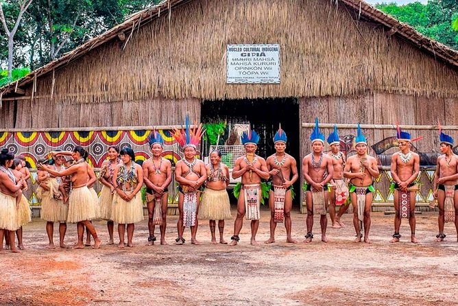 Amazon Experience: meet a native village and swim with porpoises - Swimming from the Dolphins Floating Deck