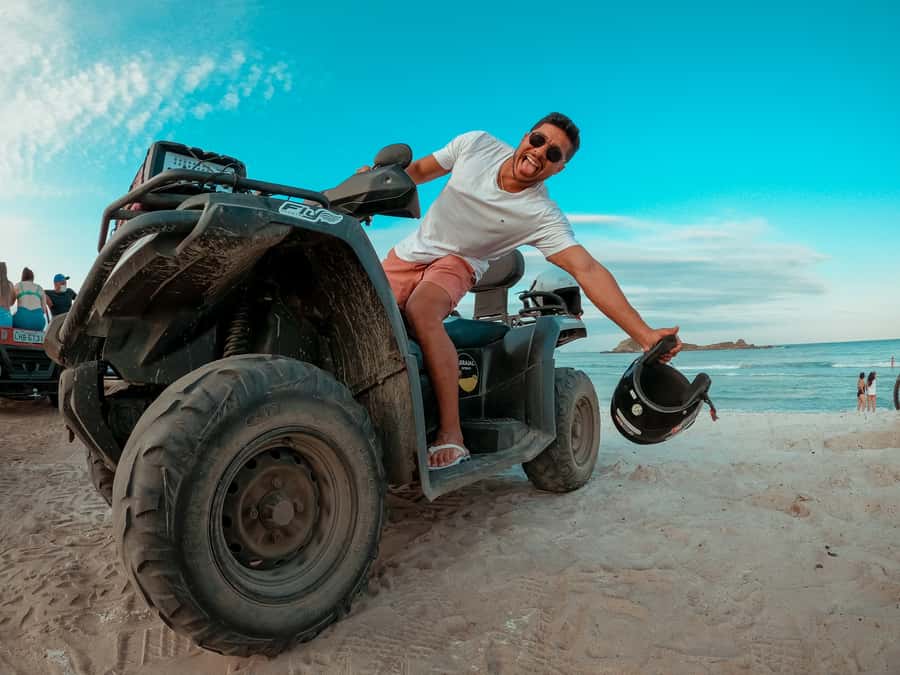 Arraial do Cabo: ATV Quad Bike Tour - Álcalis Quarry and the first change of scenery