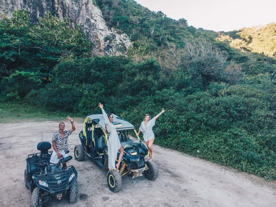 Arraial do Cabo: ATV Quad Bike Tour - The Arraial Portico and Praia Grande finish