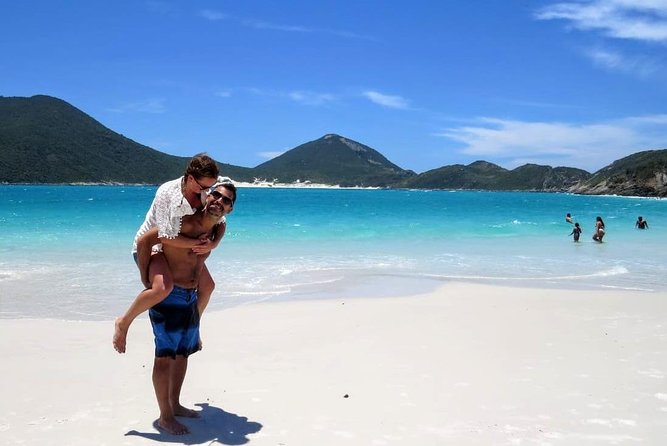 BEST BEACHES - Arraial do Cabo - Day Tour (Boat Tour + Buffet) - Praia do Forno and the first view