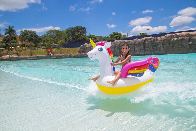 Blue Park: Entrance + Transportation - The thermal beach is the main event