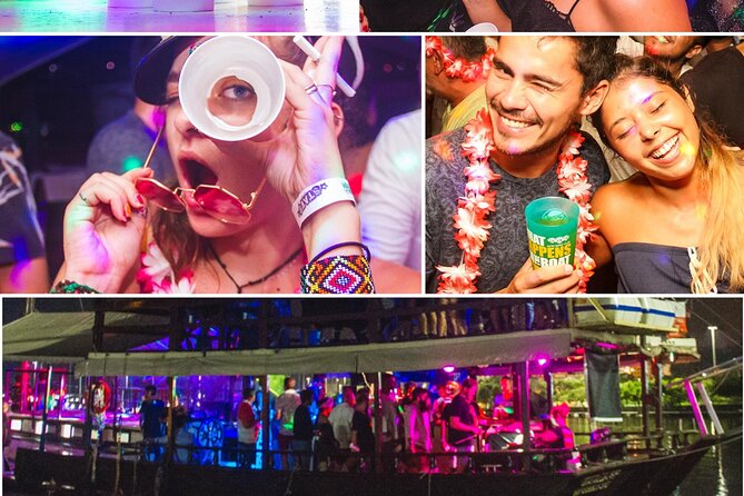 Boat Party by Night in Rio de Janeiro Admission & Transfer - Weather and cancellation flexibility