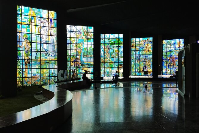 Brasilia City Highlights Tour with Guide - São João Bosco Sanctuary turns daylight into color