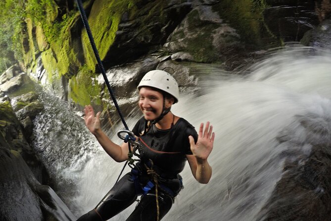 Canyoning at Usina River - Three to Four Hours of Rappels, Jumps, and River Travel