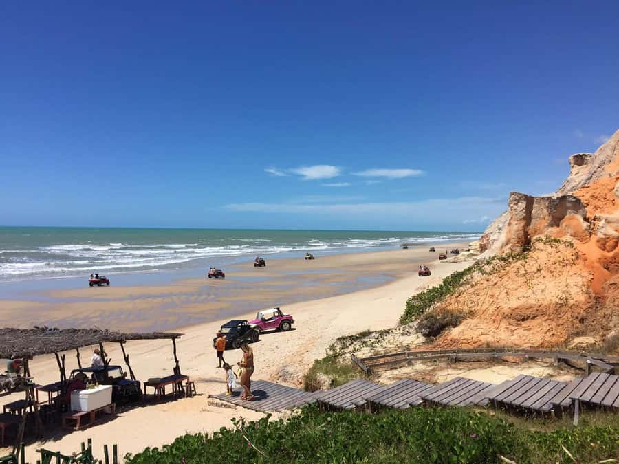 Ceará Beaches in one day - The optional buggy ride at Morro Branco