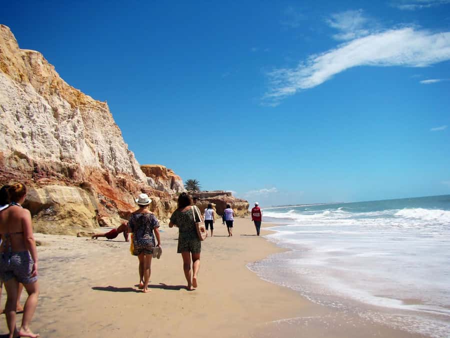 Ceará Beaches in one day - Cooling off at Praia das Fontes
