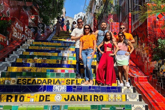 Christ the Redeemer and City Tour - Selarón Steps: 20 minutes of color between Lapa and Santa Teresa