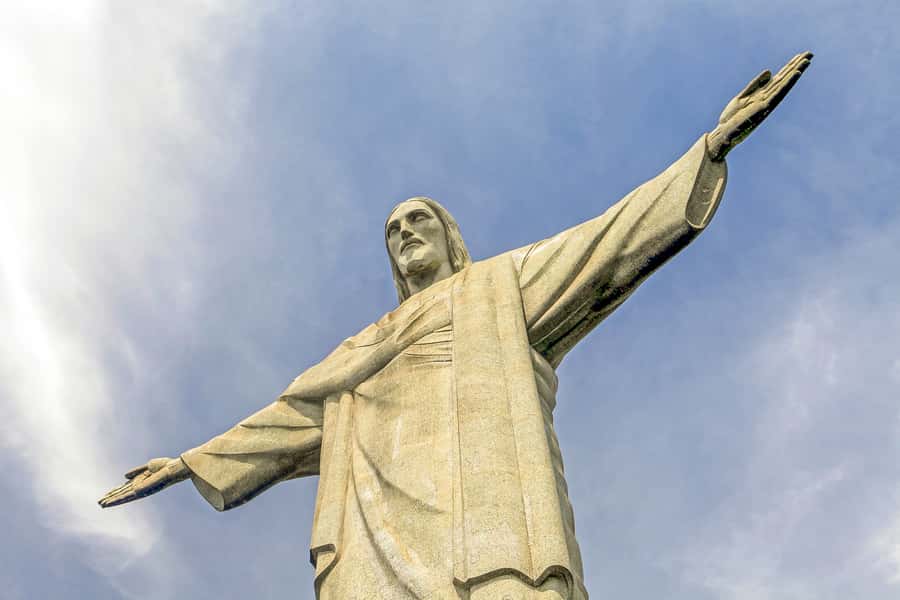 Christ the Redeemer Entry Ticket by Corcovado Train - Reaching Christ the Redeemer