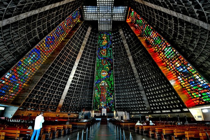 City Tour of Art, Architecture and Culture in Downtown Rio de Janeiro - The Metropolitan Cathedral and its Mayan-inspired form