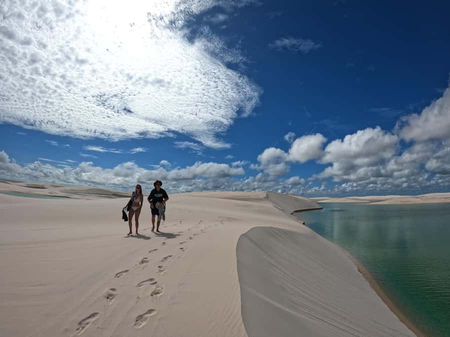Day trekking in Lençóis Maranhenses - The 12-Kilometer Walk to Lagoa Bonita