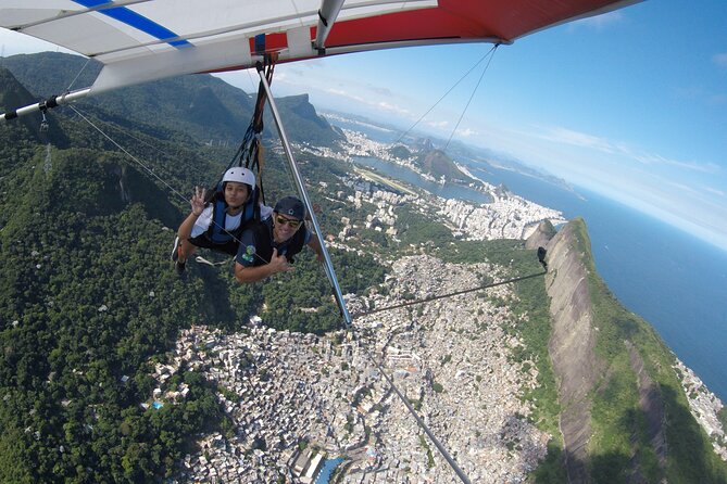 Double flight from Asa Delta in Rio de Janeiro - Pedra Bonita: a high start above Rio