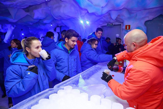 Dreams Ice Bar - Ice benches, crystal cups, and changing sculptures