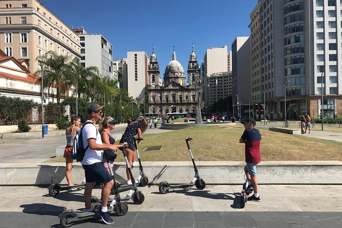 E-Scooter Ride: City Tour - The Ethnicities Mural: a quick street-art stop