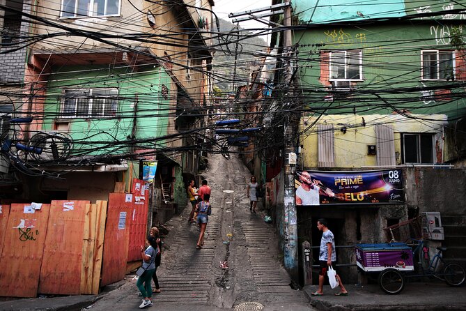 Favela Walking Tour in Rio de Janeiro - Walking through Rocinha’s steep side streets