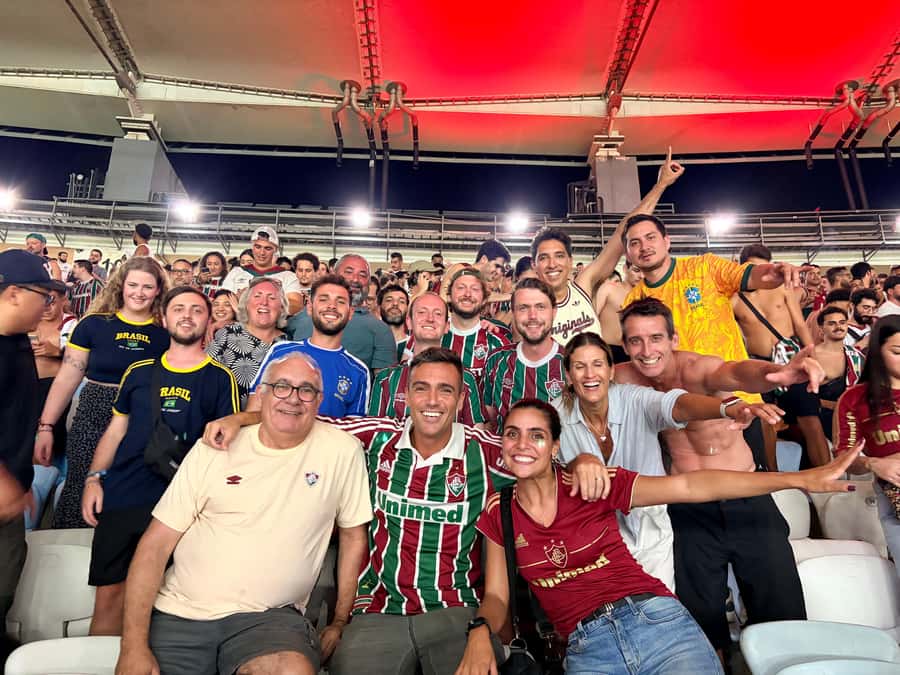 Fluminense Football Match at Maracanã with Local Hosts - Biometric registration and getting through the gates