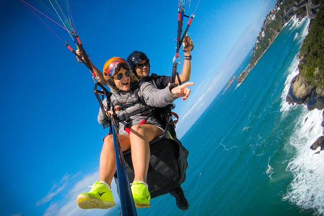 Fly from Paragliding in Rio de Janeiro - The flight over São Conrado and Vila Canoas