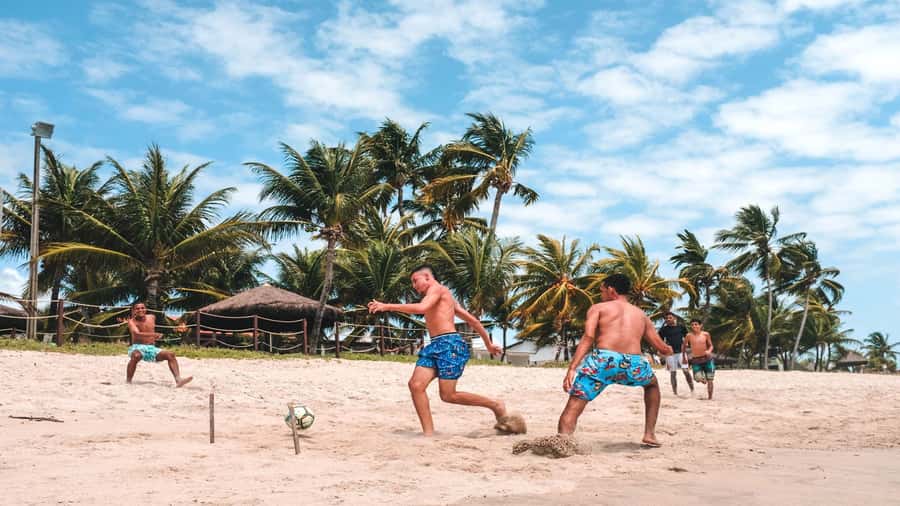 Fortaleza: Tour to Aguas Belas Beach - First sight of Águas Belas and the river mouth