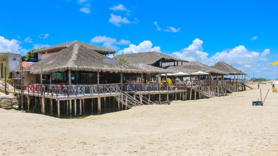 Fortaleza: Tour to Morro Branco and Fontes Beach - Fontes Beach, caves, and practical facilities