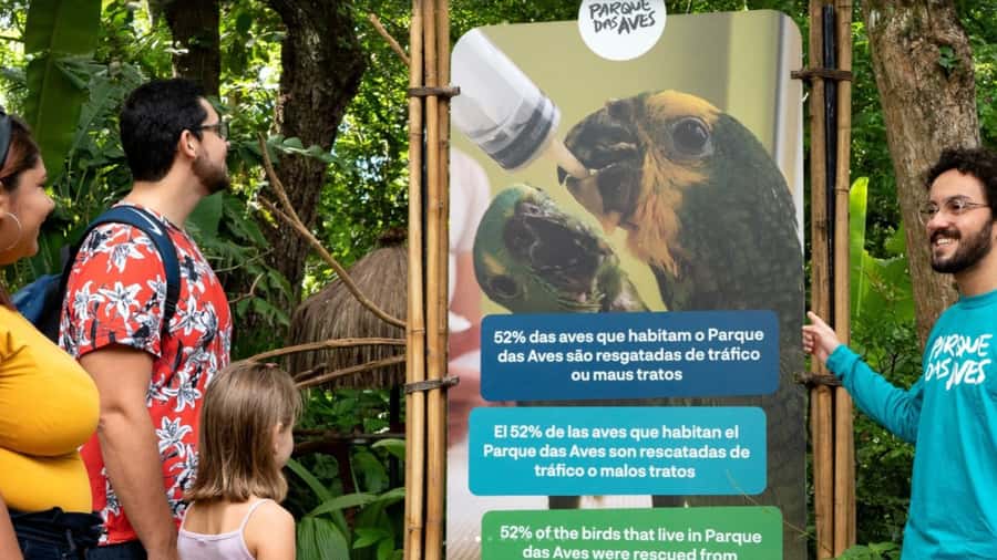 Foz do Iguaçu: Bird Park Tour with Tickets - Do not rush the macaw feeding