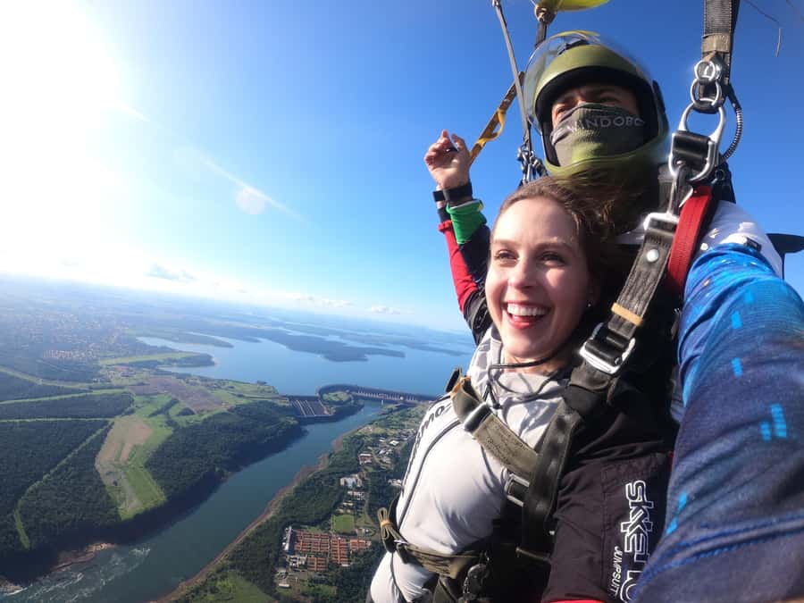 Foz do Iguacu: Skydiving Experience with Photos and Videos - Preparing for the tandem jump