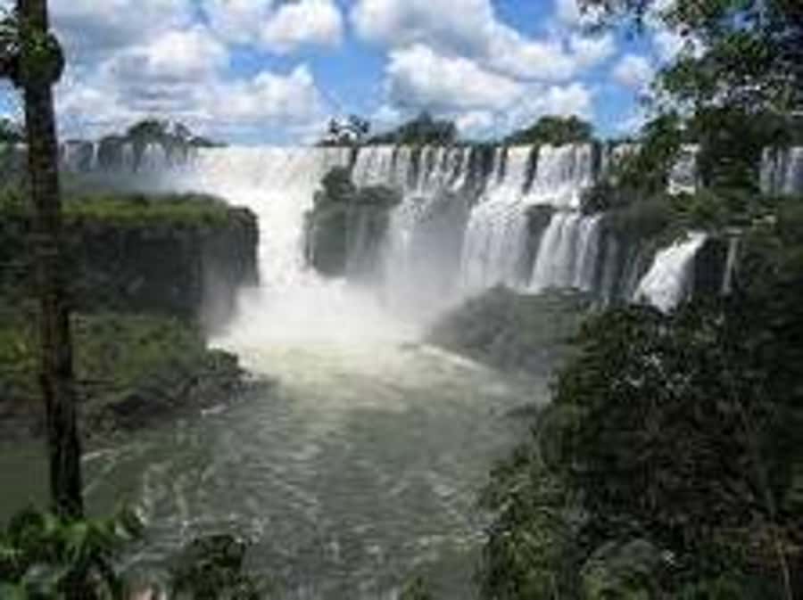 From Argentina: Iguazu Falls Brazil Side & Itaipu Dam - The Brazilian falls give you the big picture