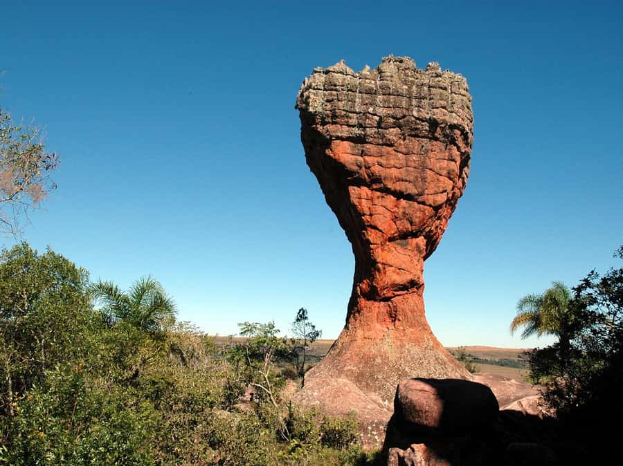 From Curitiba: Vila Velha State Park Full-Day Group Tour - Furnas: craters with water at the bottom