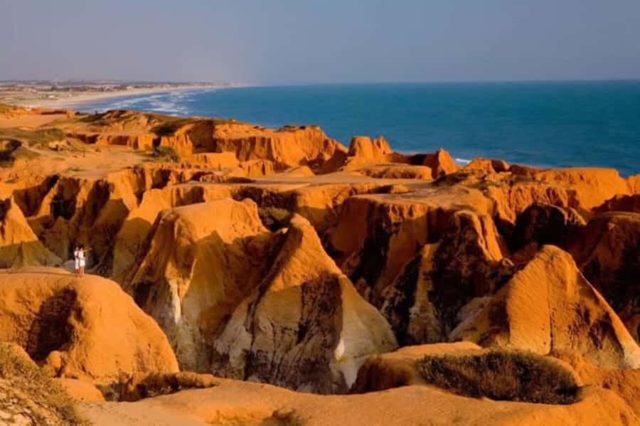 From Fortaleza: Morro Branco, Fontes, & Canoa Quebrada Beach - Morro Branco and its striped sand cliffs