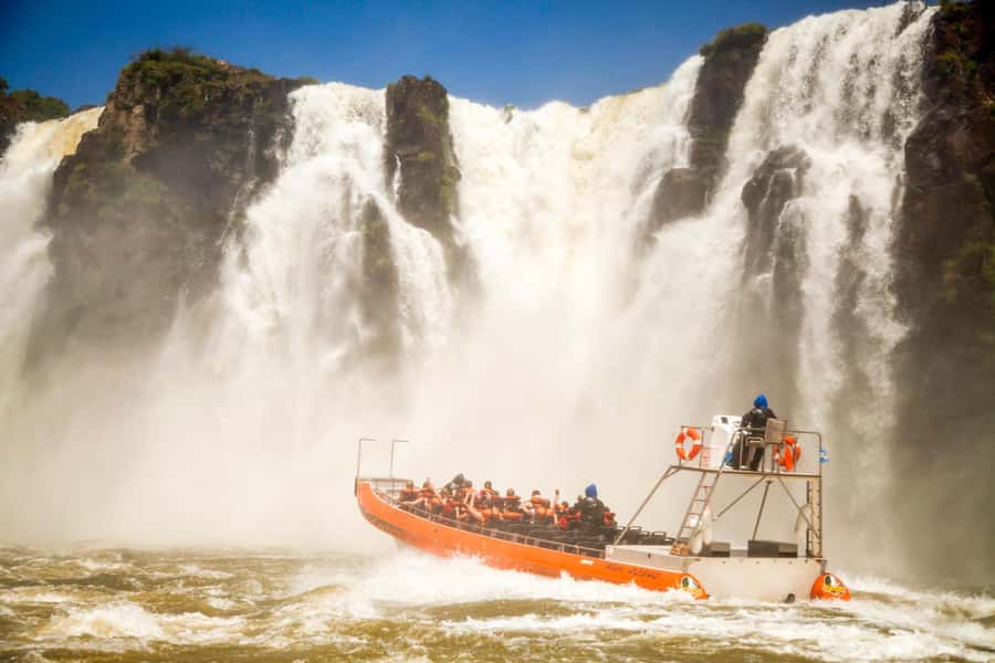 From Foz do Iguazu: Brazil Iguazu Falls & Macuco Safari Boat - What to wear when the river wins