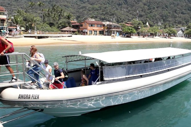 From Paraty: shared transfer to Ilha Grande - The 30-minute fast boat to Vila do Abraão