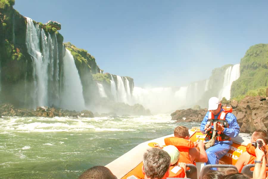 From Puerto Iguazu: Brazilian Falls with Boat Adventure - What to bring for a wet border-crossing day