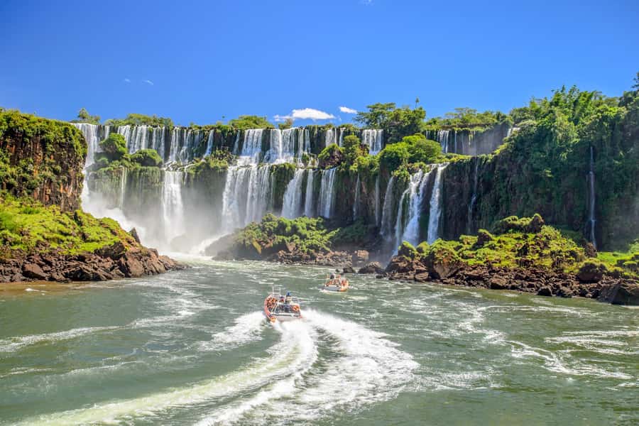 From Puerto Iguazu: Brazilian Falls with Boat Adventure - Chocolate Caseiro and the optional Bird Park