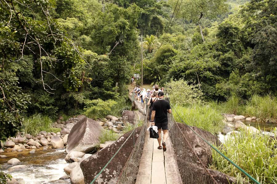 Full-Day Jungle Jeep Waterfall and Cachaça Distillery Tour - Lunch beside another waterfall at Villa Verde