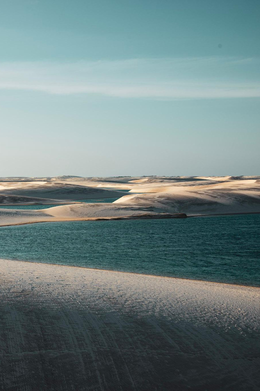 Half-day excursion to Lagoa Bonita in the Lencois Maranhenses - Swimming in the clear lagoons