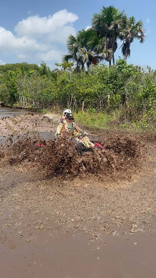 Half-day quad bike tour in the small Lencois - Ilha de Vassouras and the meeting of old and new