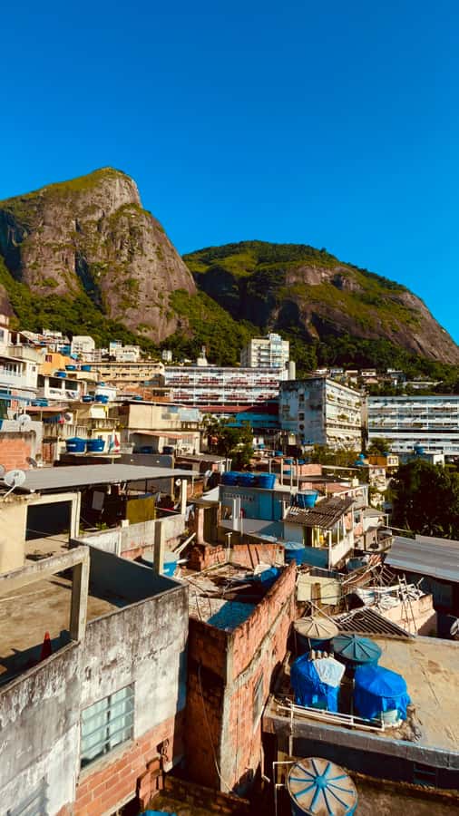 Hike Dois Irmãos + Vidigal Favela Experience - Walking down through Vidigal