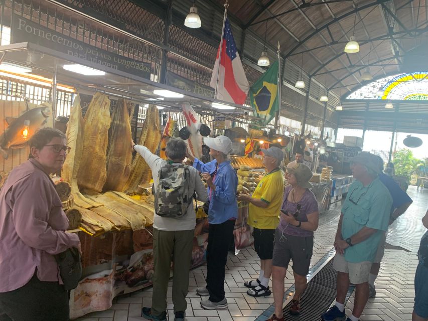 Historic City Tour Manaus by car with 3 stops. - Adolpho Lisboa Market and the Negro River