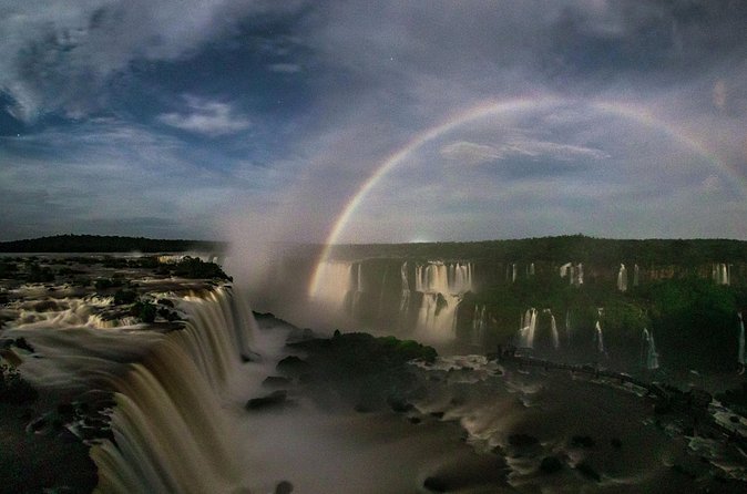 Iguazu Falls: Argentina and Brazil on the Same Day All Included - Sunset, golden light, and the included drink