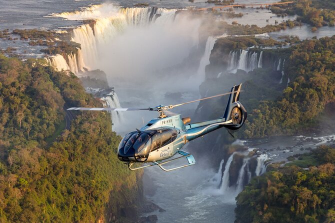 Iguazu Falls in All Dimensions: Helicopter, Trail, Boat Ride - Key points at a glance