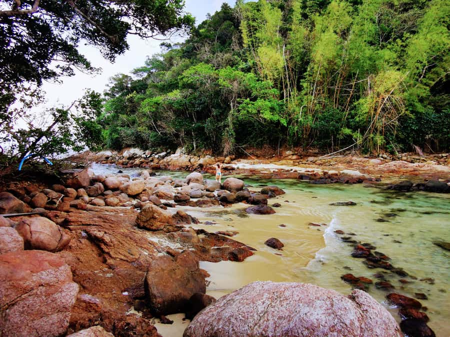 Ilha Grande: 6-Hour Speedboat Tour to Blue and Green Lagoons - Portuguese-only guiding and self-guided stops