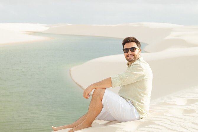 Lagoa Bonita Trail - Climbing the 85-meter dune