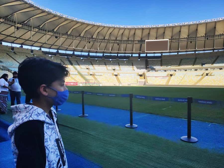 Maracana Stadium - Behind the Scenes Tour - Locker rooms and the warm-up room