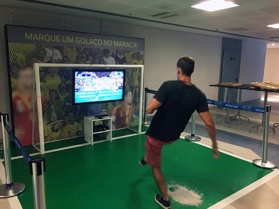 Maracana Stadium - Behind the Scenes Tour - Walking onto the pitch