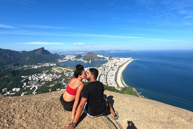 Morro Two Brothers Trail, during the day and sunset in Vidigal - A 1.5-kilometer climb through Rio’s green hills