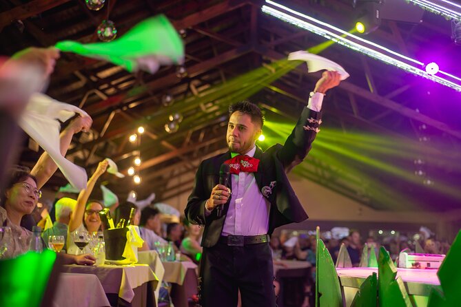 Official Entrance: Dinner with Latin American Show at Rafain Steakhouse - Arrive early for the buffet