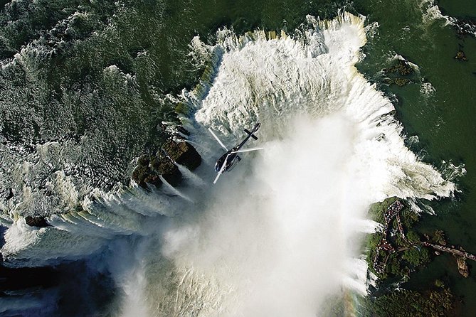 Panoramic Helicopter Flight over Iguassu Falls - The 10-minute flight itself